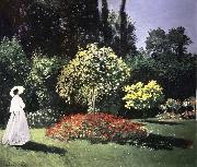 Claude Monet Jeanne-Marguerite Lecadre in the Garden oil